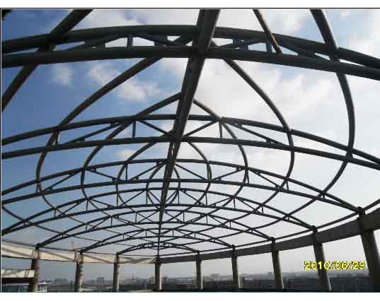 临湘中煤朔州宾馆管桁架工程
